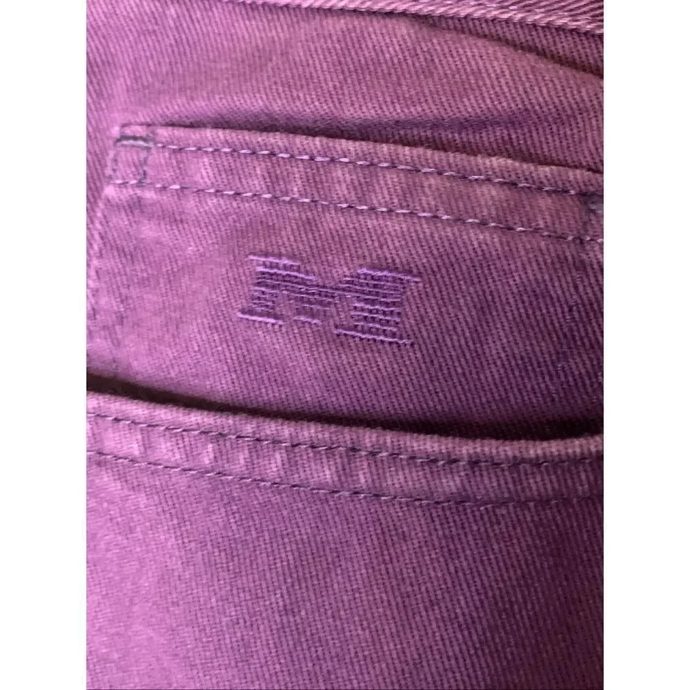 VTG Missoni Sport Wide Leg 100% cotton Made In Italy pants purple size 54